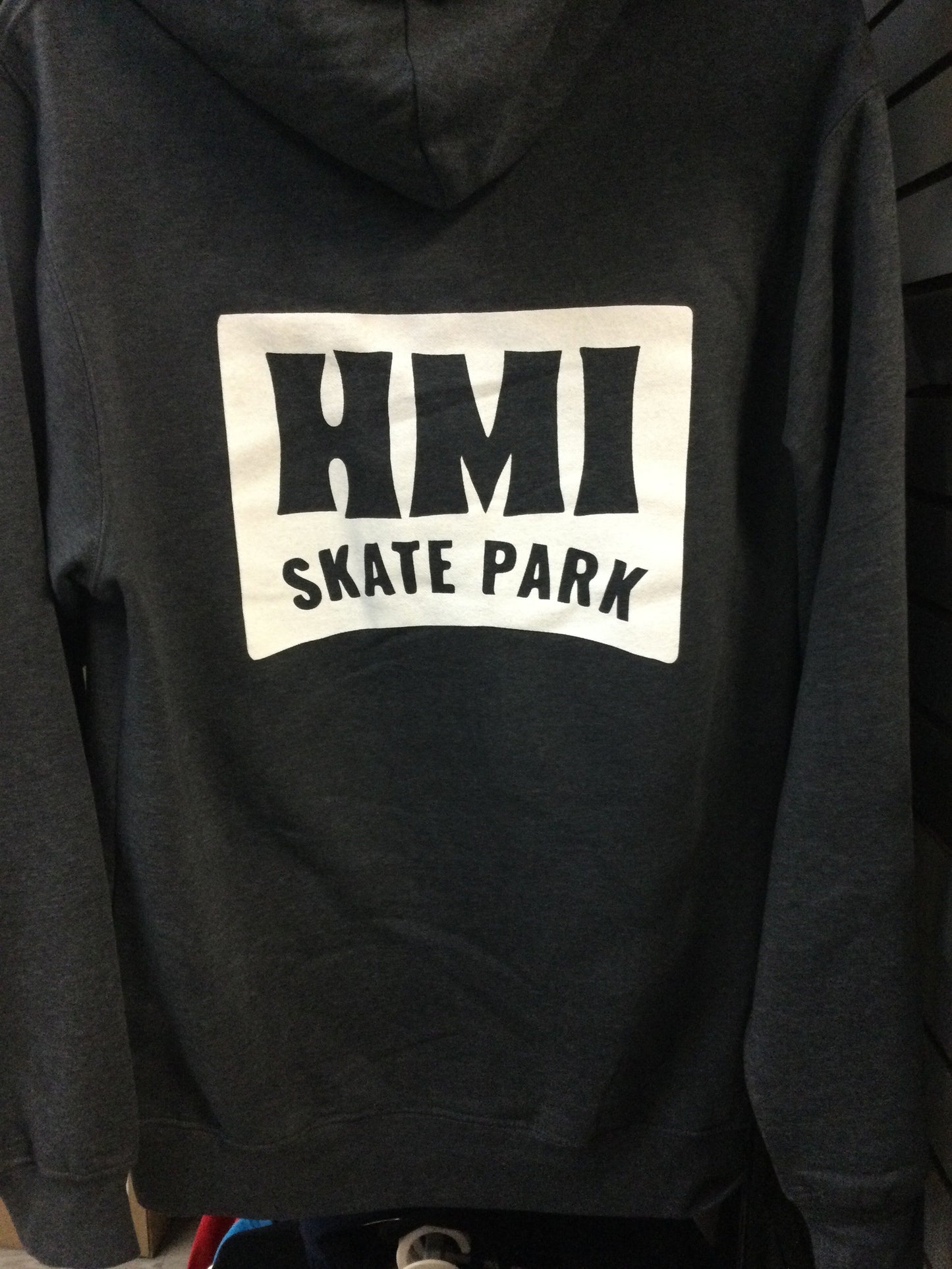 HMI Skate Park Zip Up Hoody - Dark Grey